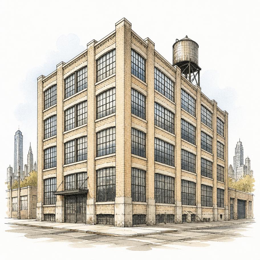 Astoria factory loft building